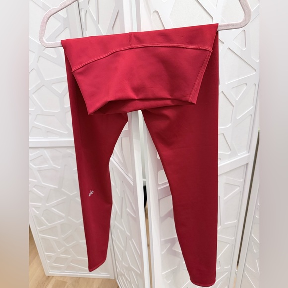 Alo XS Red 7/8 High-Waist Airlift Legging - Picture 3 of 5